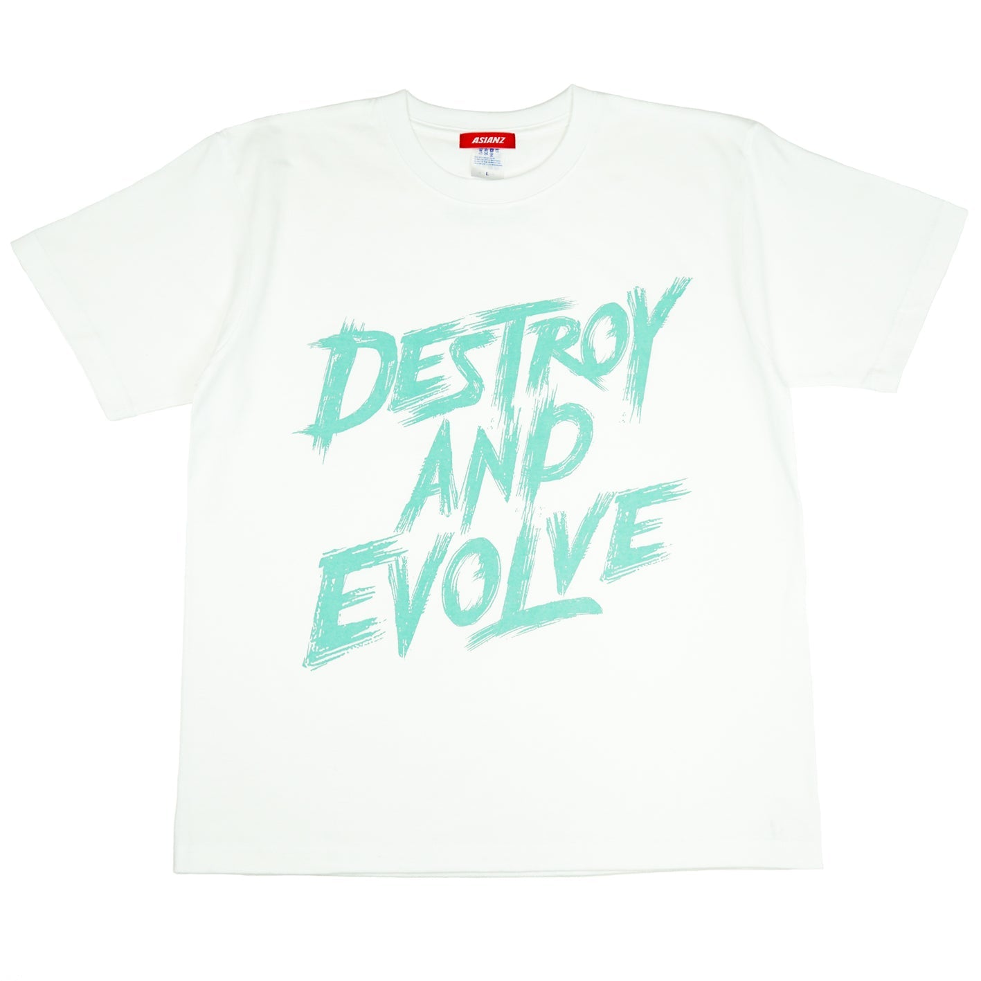 ASIANZ DESTROY AND EVOLNE Tシャツ