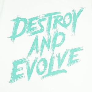 ASIANZ DESTROY AND EVOLNE Tシャツ