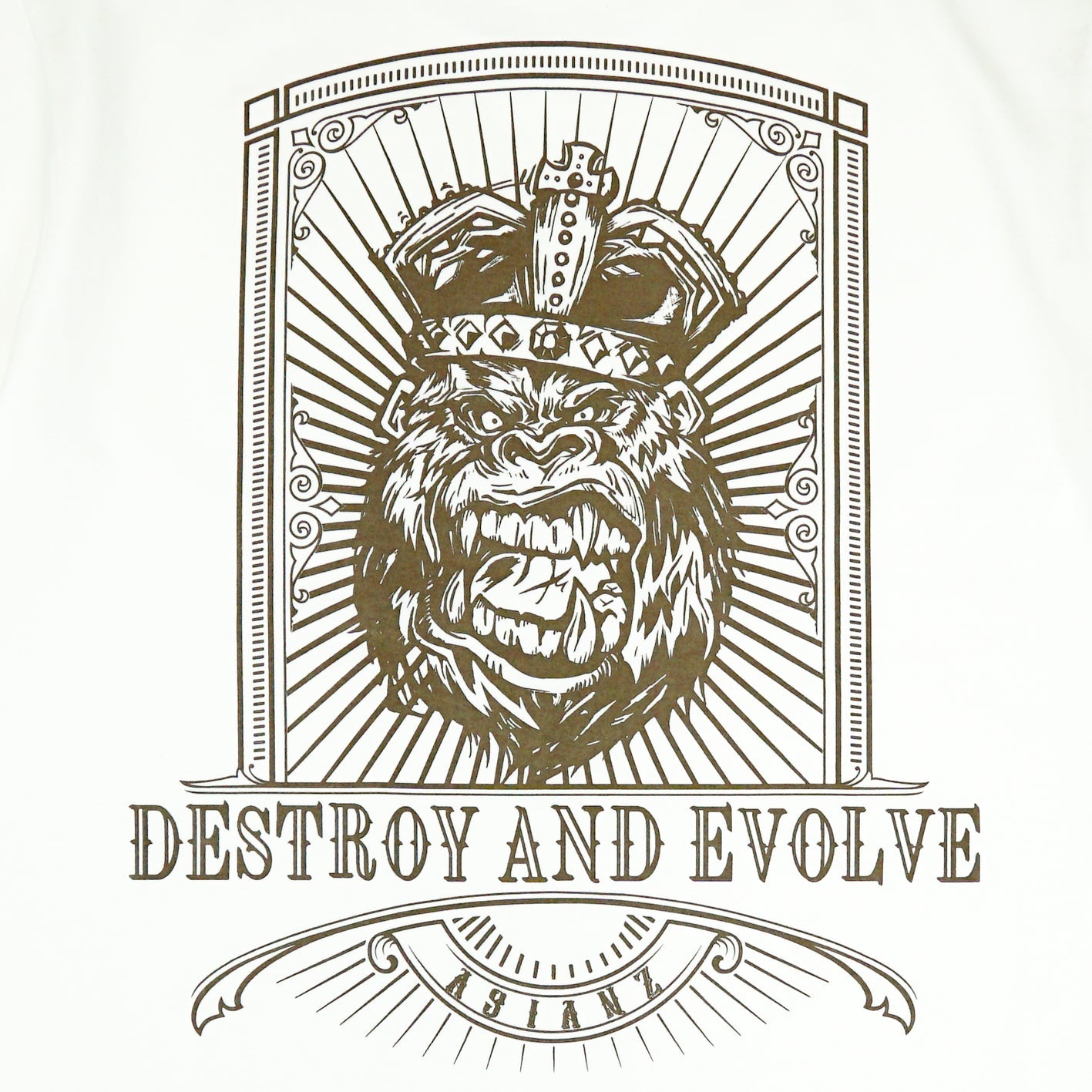 ASIANZ ASIANZ D.A.E GORILLA Tシャツ