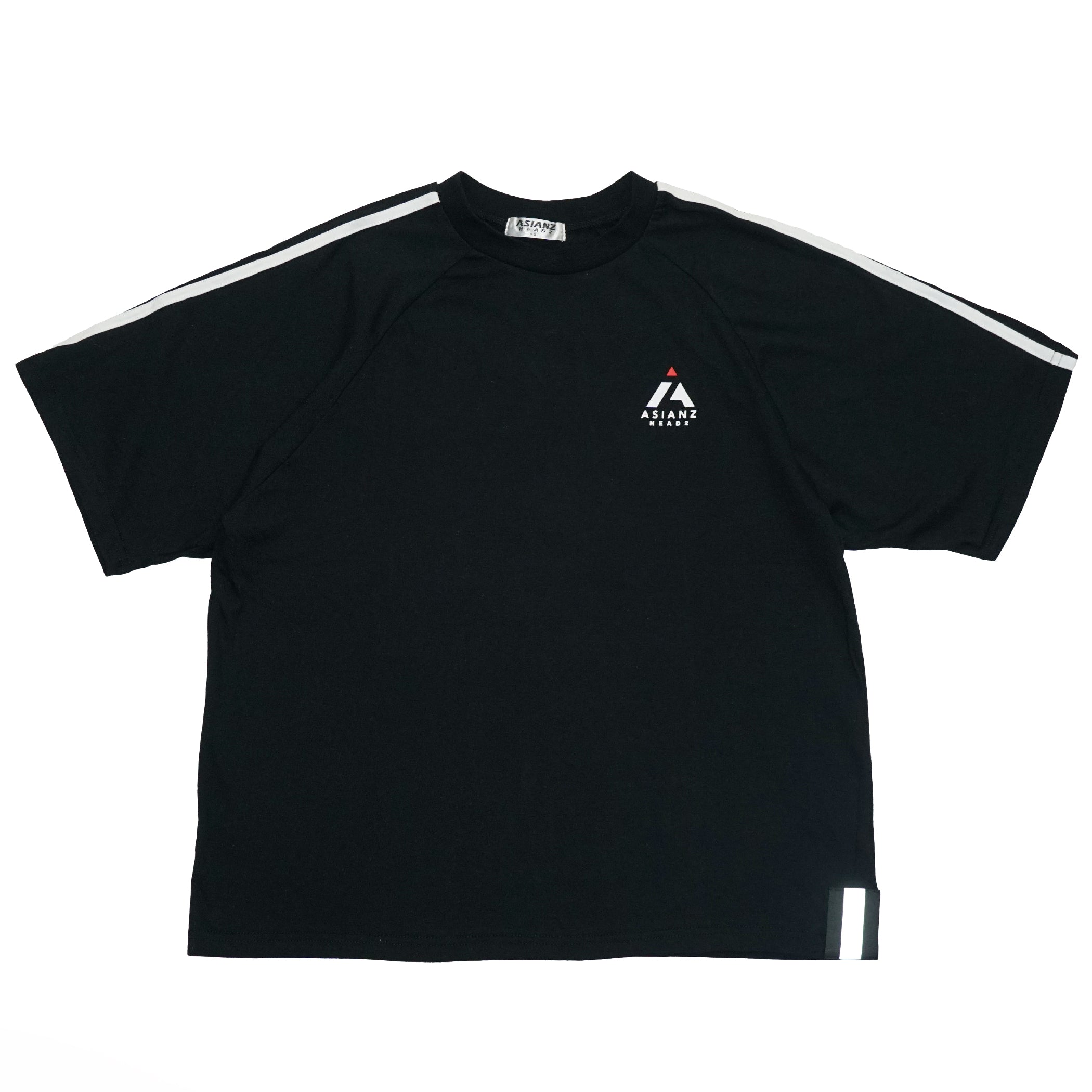 (セール商品) ASIANZ HEAD2 バックロゴ袖ラインTシャツ キッズウェアー