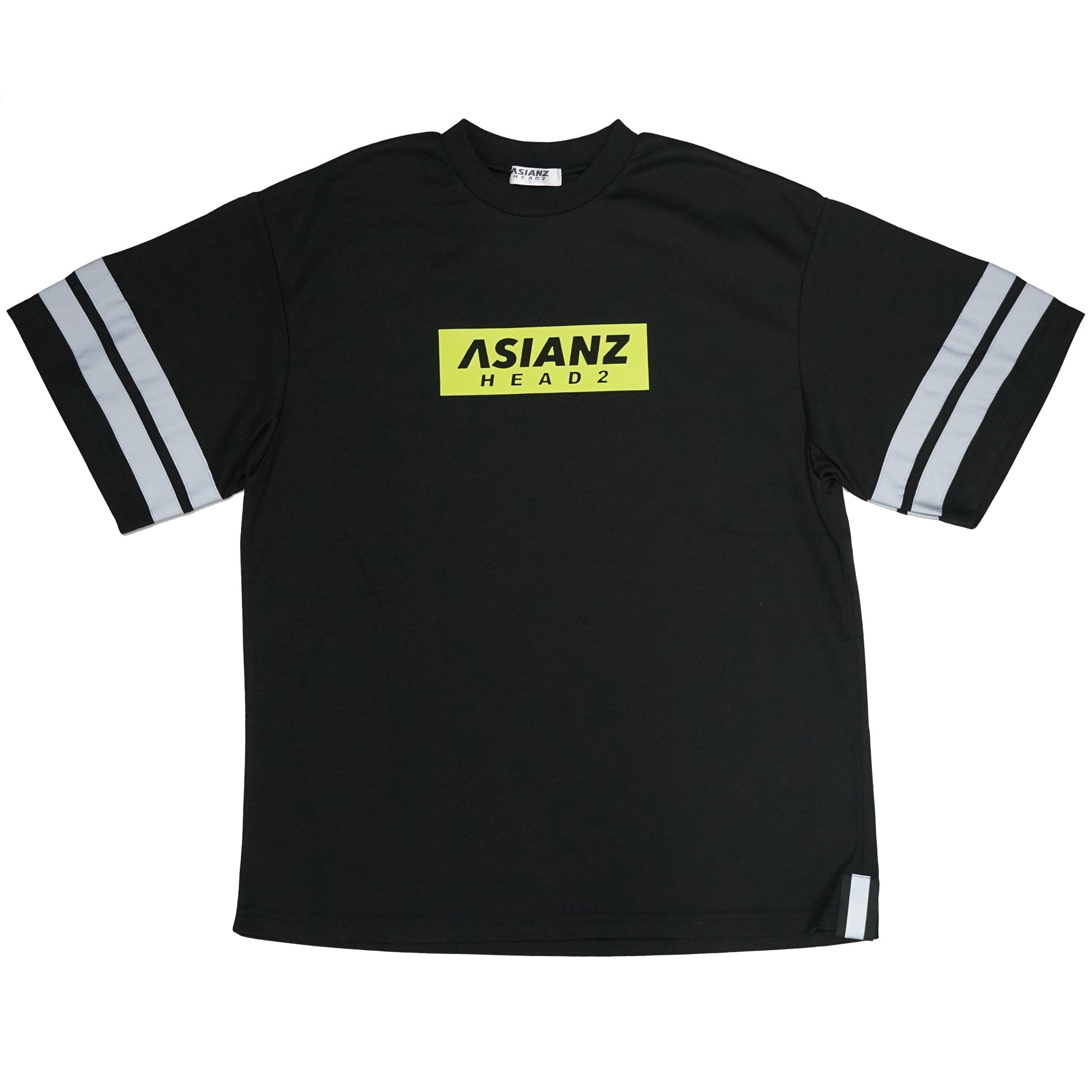 (セール商品) ASIANZ HEAD2 袖ラインビッグTシャツ キッズウェアー