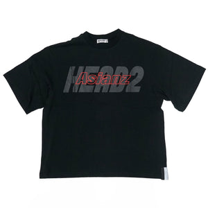 (セール商品) ASIANZ HEAD2 シャドーロゴ Tシャツ キッズウェアー