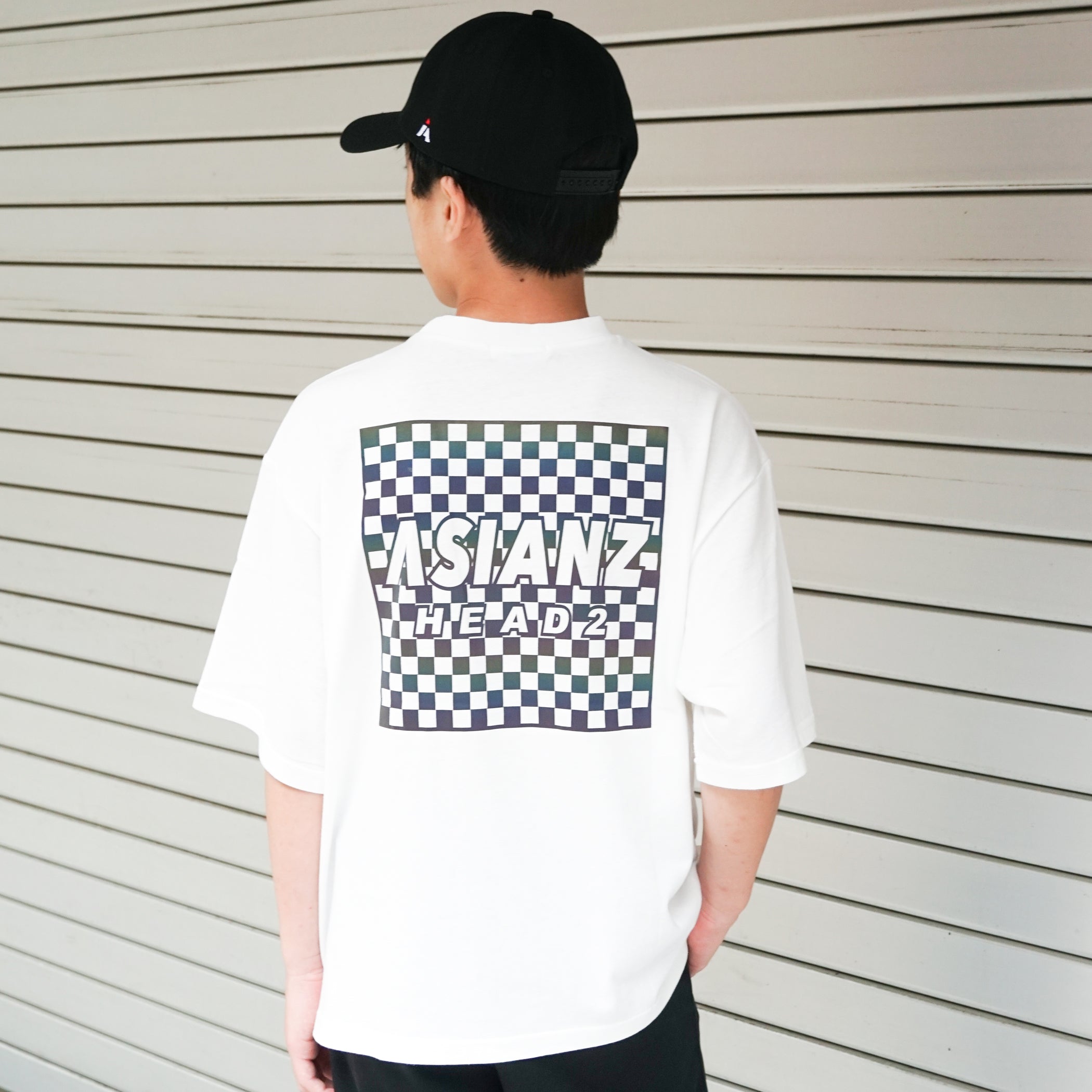 (セール商品) ASIANZ HEAD2 リフレクタープリントTシャツ