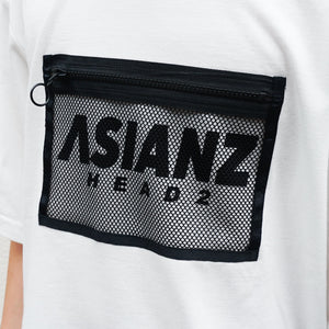 (セール商品) ASIANZ HEAD2 メッシュポケット Tシャツ