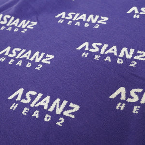 (セール商品) ASIANZ HEAD2 総ロゴジャガードニット キッズウェアー