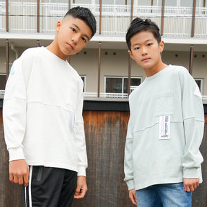 ASIANZ HEAD2 ポケ付きTシャツ キッズウェアー