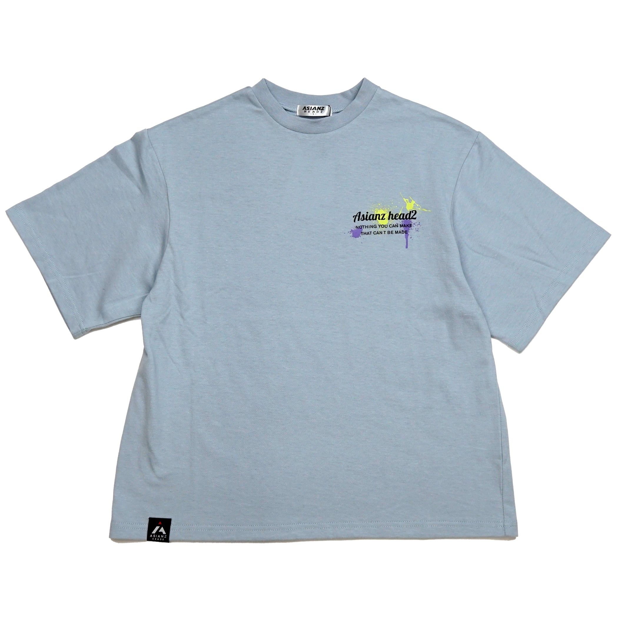 ASIANZ HEAD2 スプラッシュプリントTシャツ キッズ ウェアー