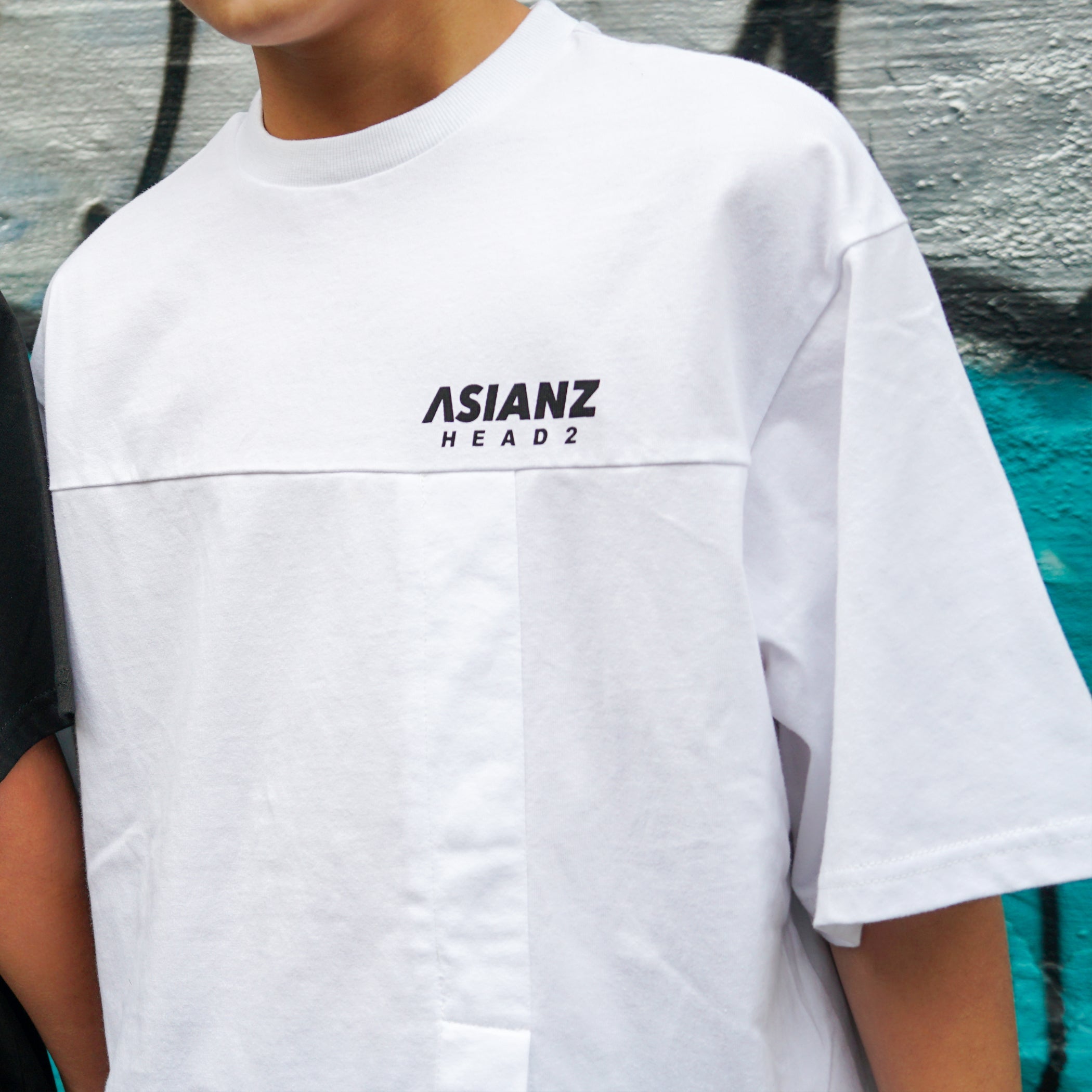 ASIANZ HEAD2 フロントスリットTシャツ キッズウェアー
