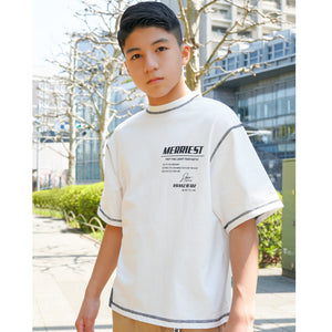 ASIANZ HEAD2 配色 S.Tロゴ Tシャツ キッズウェアー