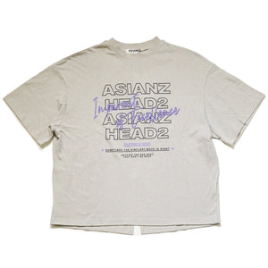 ASIANZ HEAD2 BACKスリット Tシャツ