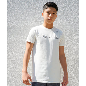 ASIANZ HEAD2 × AXF クルーネックシンプルロゴ 半袖Tシャツ キッズウェアー