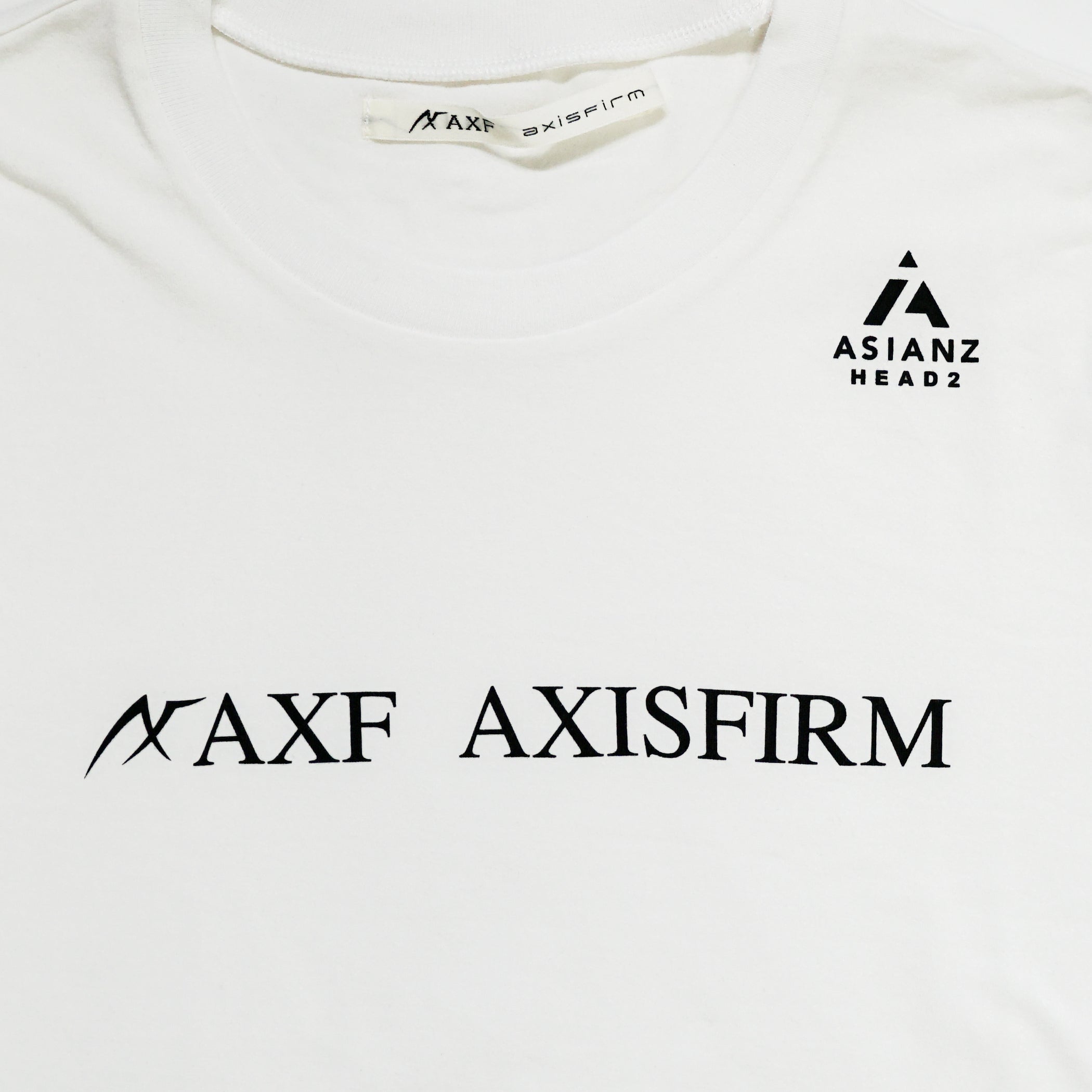 ASIANZ HEAD2 × AXF クルーネックシンプルロゴ 半袖Tシャツ キッズウェアー