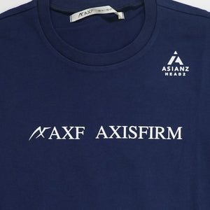 ASIANZ HEAD2 × AXF クルーネックシンプルロゴ 半袖Tシャツ キッズウェアー