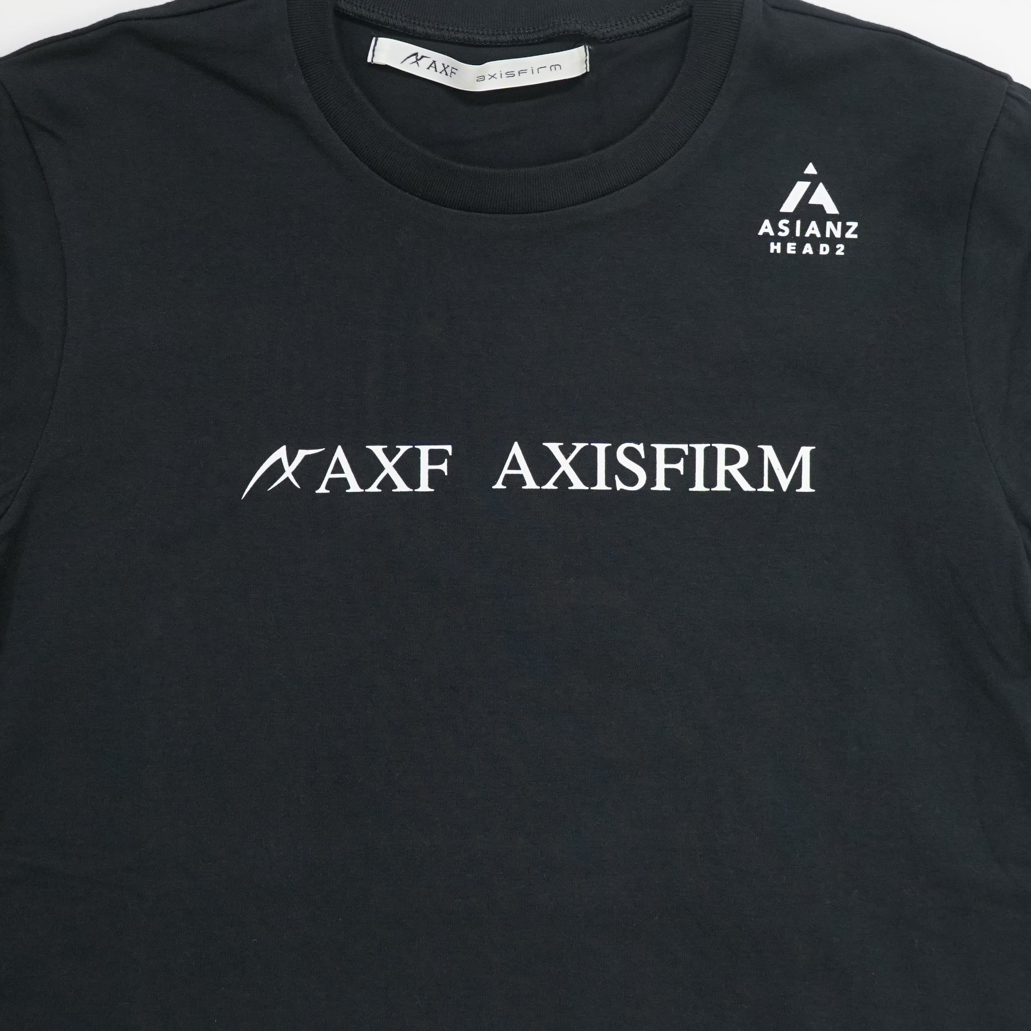 ASIANZ HEAD2 × AXF クルーネックシンプルロゴ 半袖Tシャツ キッズウェアー