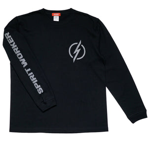 SPIRIT WORKER Thunder LOGO ロングスリーブ Tシャツ