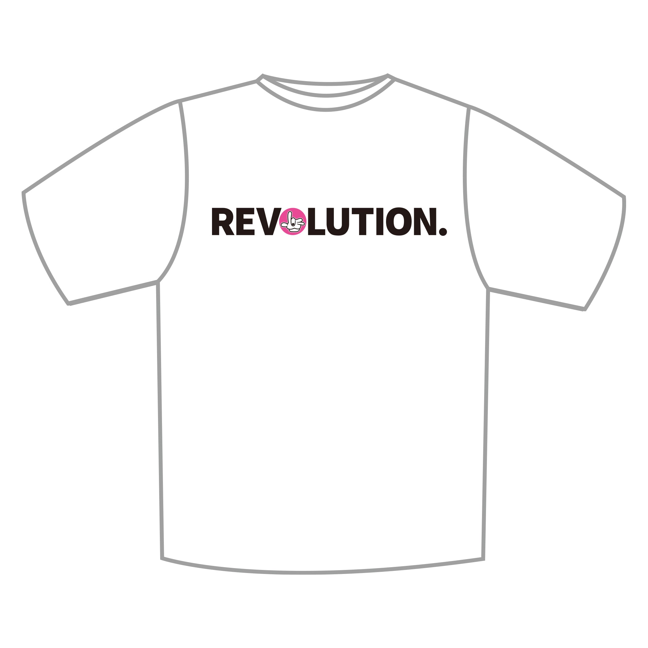 REVOLUTION. T-シャツ (LOGO) Lサイズ